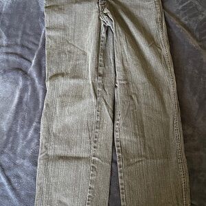 Gray Pinstripe Pants